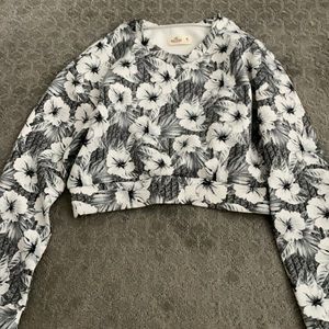 Hollister floral crop top